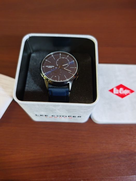 Ceas Lee Cooper albastru Quartz LC07076.699
