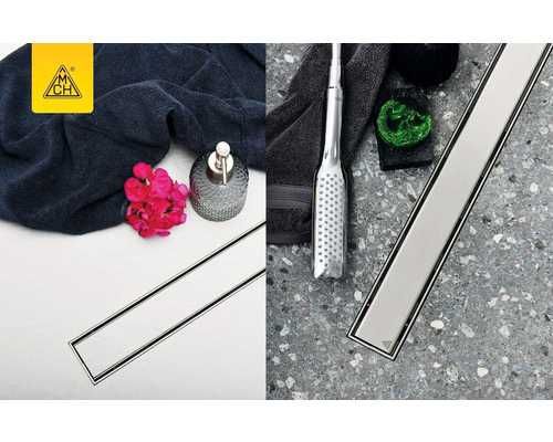 Rigola dus 650 mm inox lucios, noua