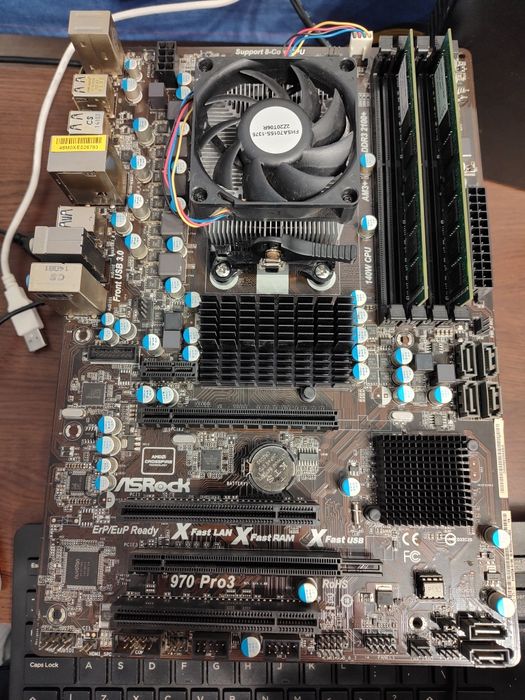Kit PC AM3+: Asrock 970 Pro 3 + AMD FX 6100 + cooler