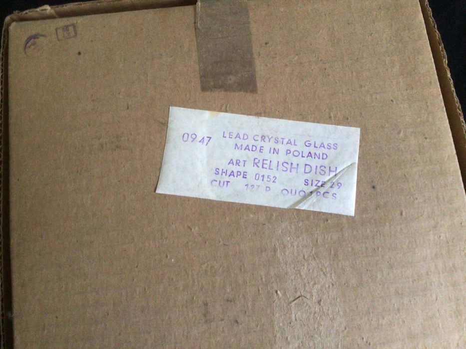 Кристално плато за сервиране