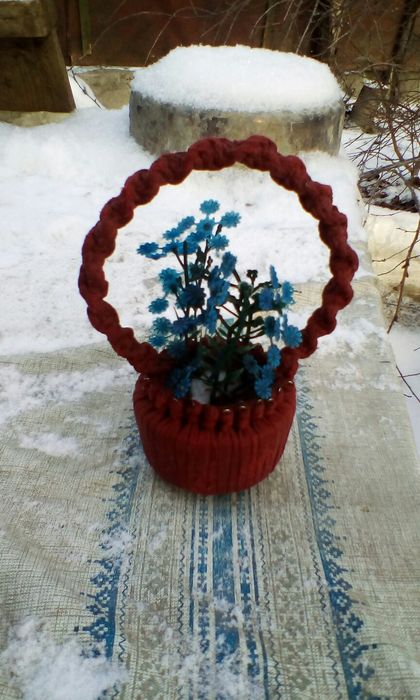 Поделка корзинка