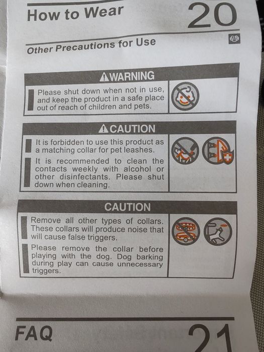 Zgarda electrica antilatrat