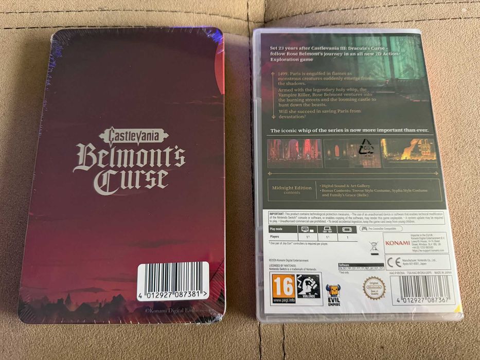 Castlevania Belmont's Curse Nintendo Switch