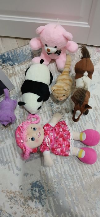 Игрушки мягкая б/у