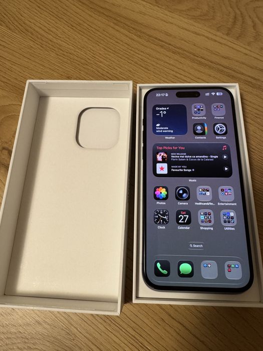 Vand iPhone 15 pro max 256gb blue titanium