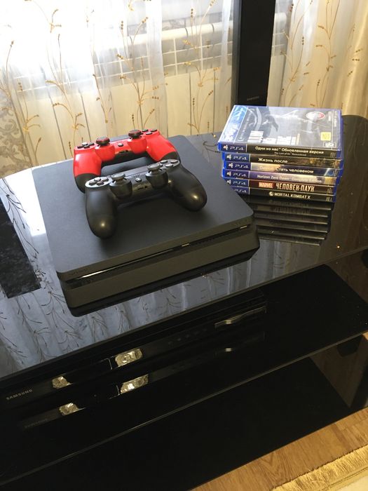 PS4 Slim 500gb с играми