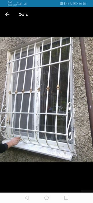 Решётки на окна металлические