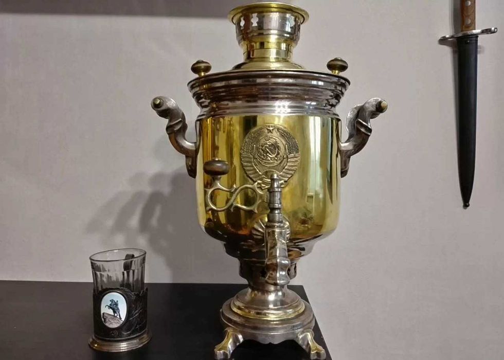 Самовар на дровах СССР, 1946год, 5 литров