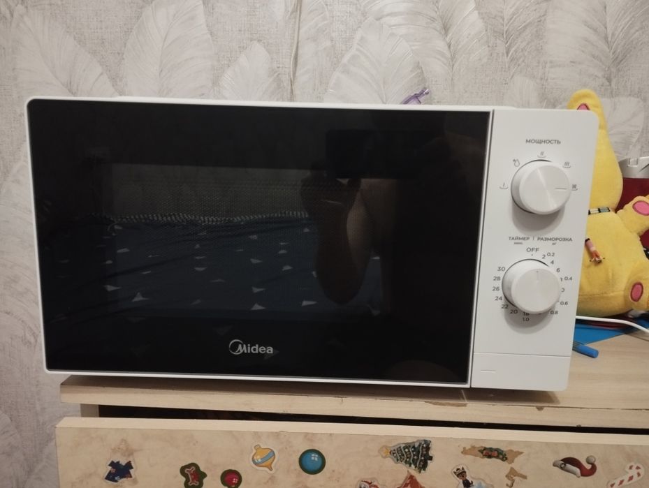 Микроволновка в рабочем состоянии