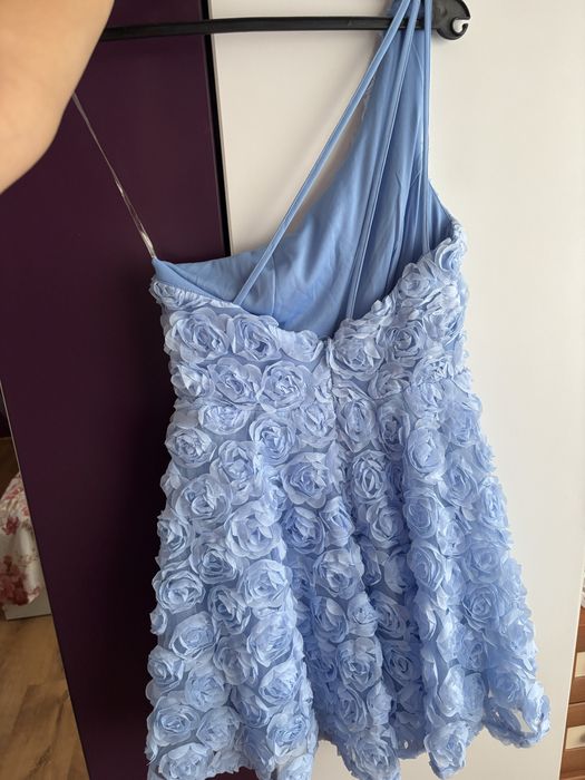 Дамска рокля с 3D рози