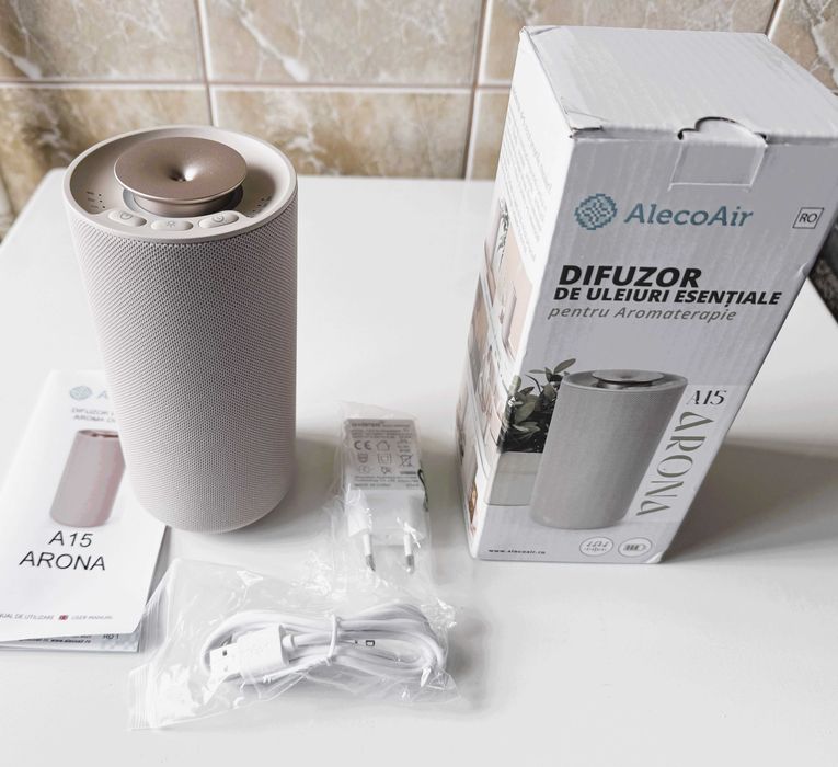 Difuzor de arome AlecoAir A15 cu Boxa Bluetooth nou