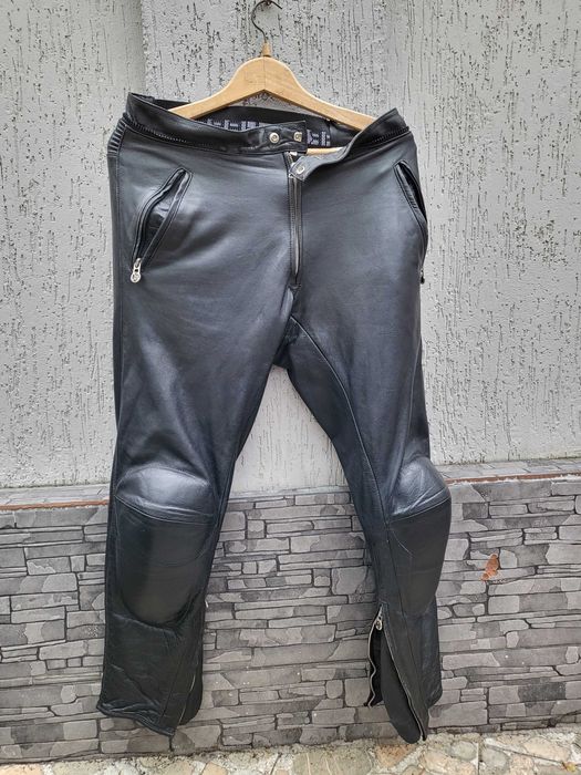 Мъжки кожен рокерски панталон