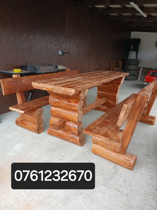 Leagane, mese, foișoare și diverse produse