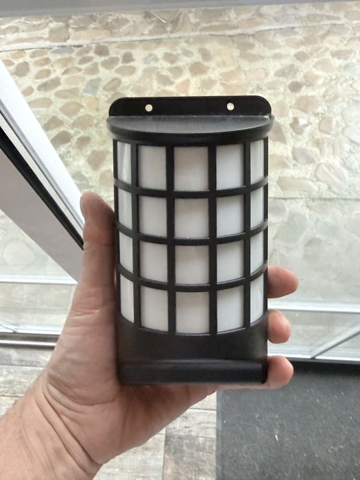 Lumina/baterie solara cu flacara - 4 bucati noi