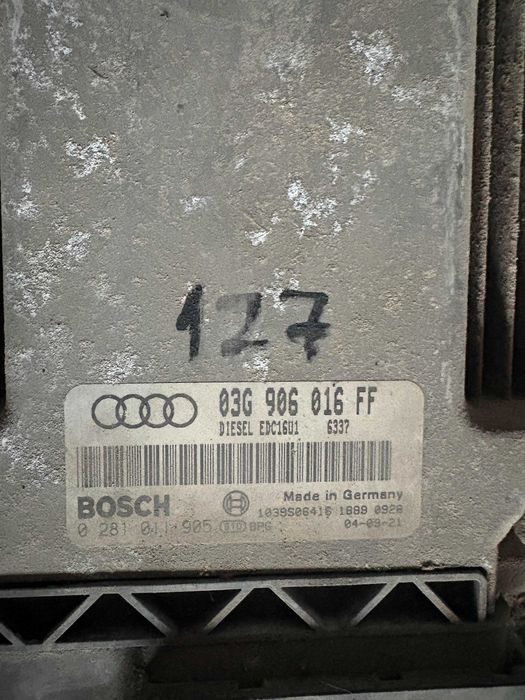 Компютър еку ecu електронен блок двигател Ауди А3 2.0тди 16в 140кс БКД