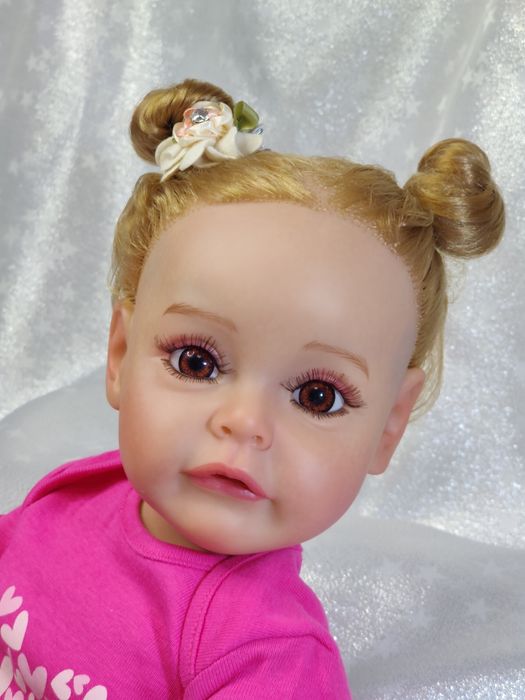 Реборн кукла Астана.девочка, 55см, винил-селикон, можно купать