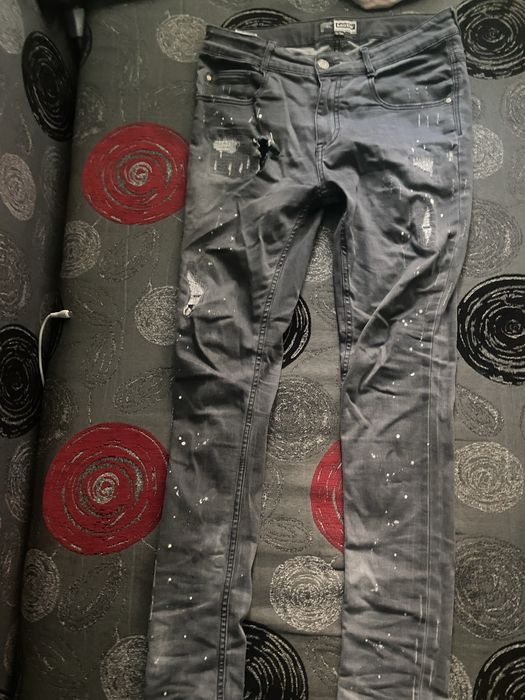 Vand blugi RAISZID si curea cu diamante albastra