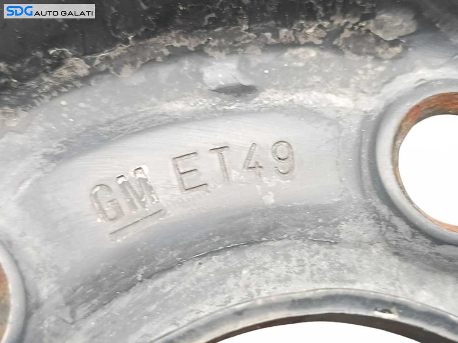 Janta Roata Tabla Otel 195 65 15 R15 Opel Zafira A 1999 - 2005 (6J15H2 ET49) [JNT0018]