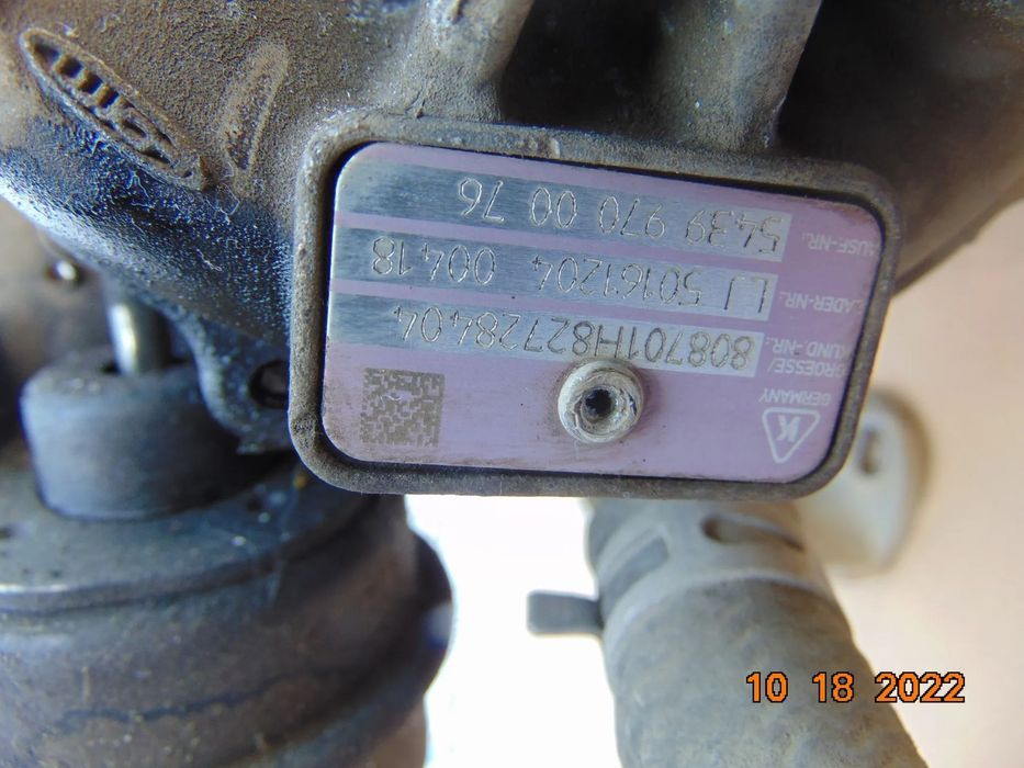 Turbina Nissan Qashqai 1.5 euro 5 Renault megane 3 Juke Scenic 3 dacia duster logan MCV turbosuflan