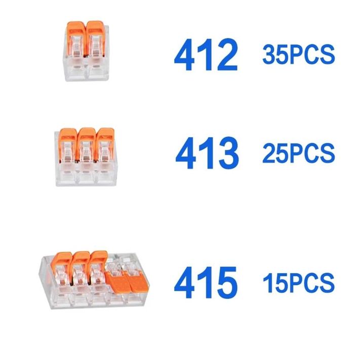 Комплект бързосвързващи клеми – 75 броя