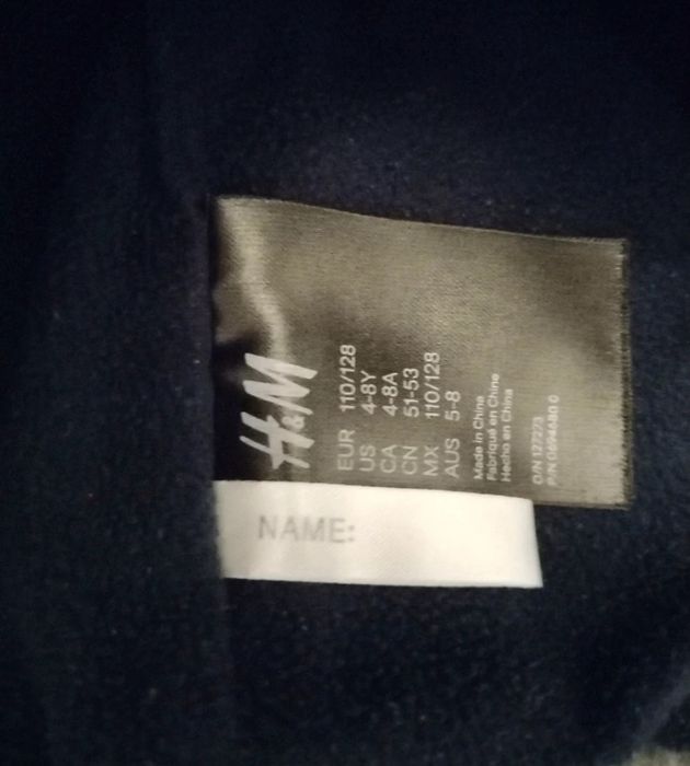 Set H&M căciulă, fular și manusi copii 110 - 128 cm