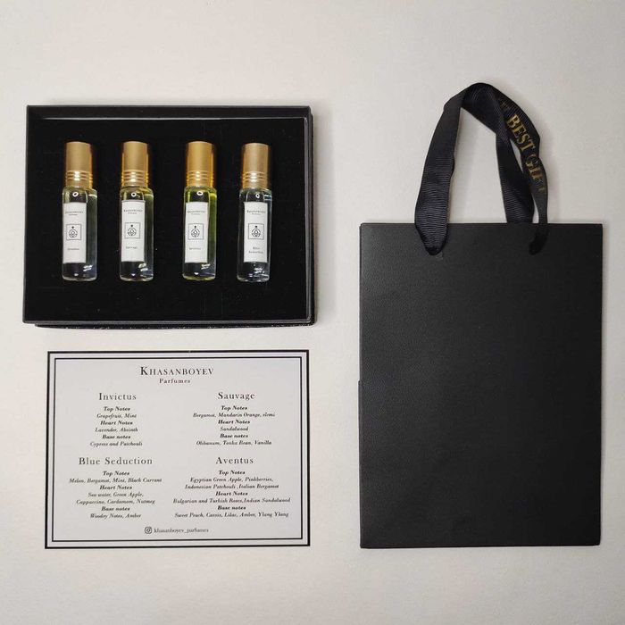 Подарочные парфюмерные наборы, 4 х 6 мл