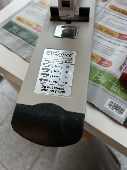 Capsator metalic professional Evooffixe