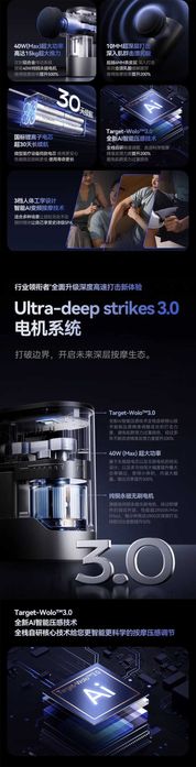 Yesido MG61 Мини Карманный Перкуссионный Массажёр Нового Поколения 5.0