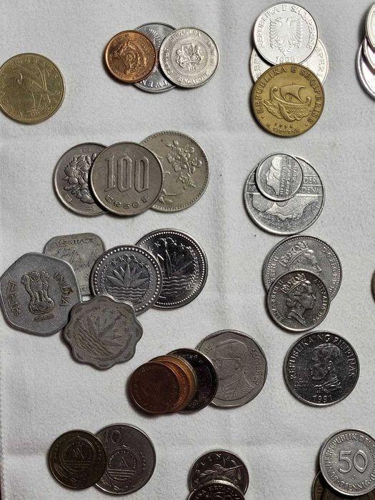 Коллекция РЕДКИХ монет ХХ века из разных стран