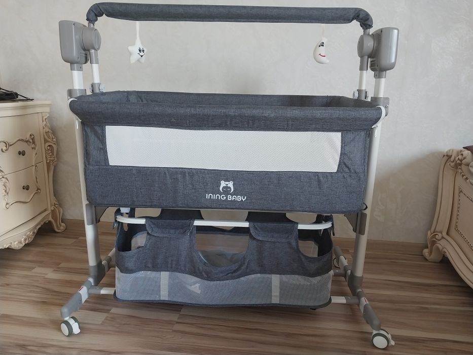 Манеж-кровать, электро-качением!