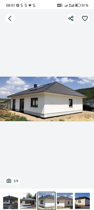 Case pe structura metalica