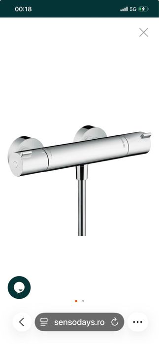 Baterie dus Grohe si Handsgrohe cu termostat noi Germania