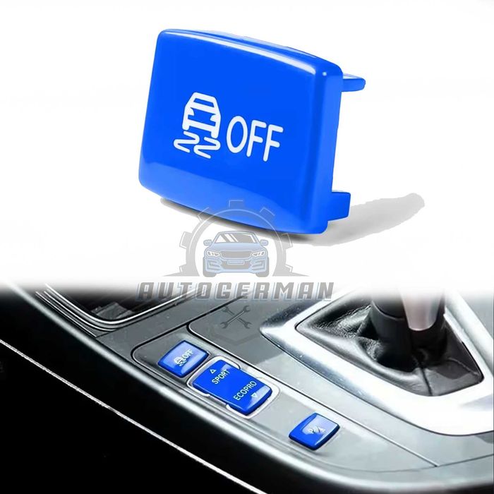 Бутон тракшън контрол BMW F30 F31 F34 F20 F36 блокажи син