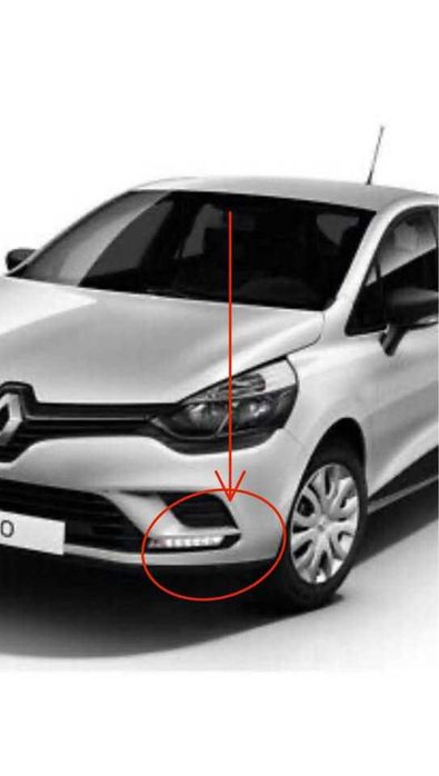 Оригинална Лява LED DRL дневна светлина за Renault Clio 4