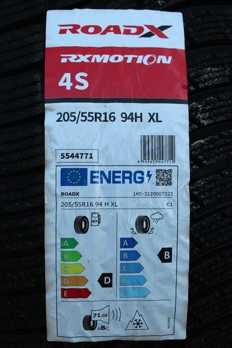 Anvelope noi 205/55R16 94H, XL, RoadX, All Season, DOT 2026