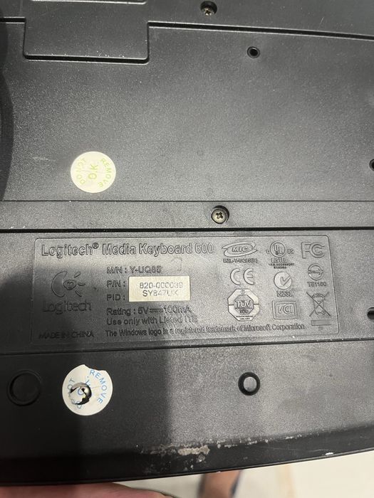 Клавиатура Logitech