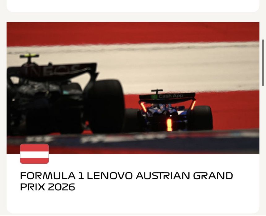 Bilete F1 Austria