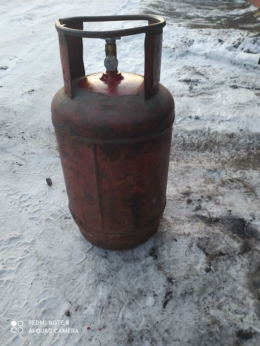 Газовый баллон с вентилем бу 27 литров