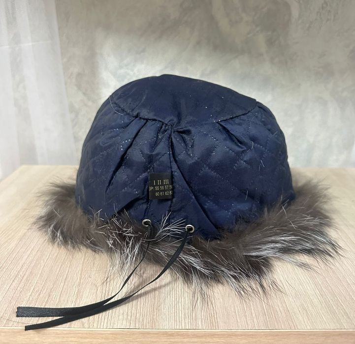 Женская песцовая шапка