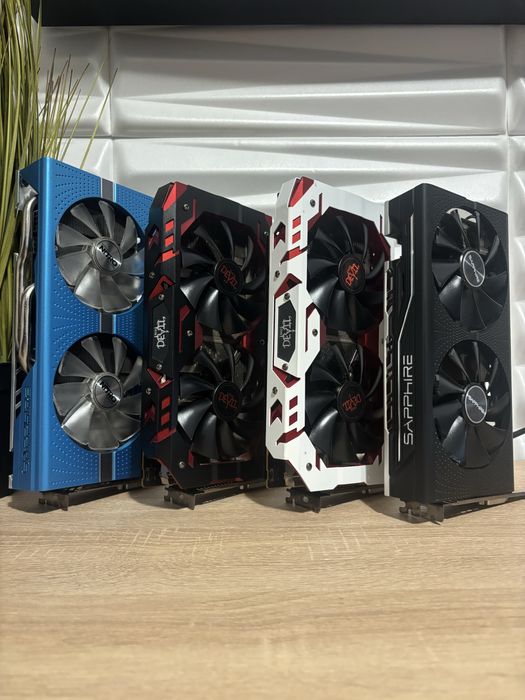 Видео карти RX580 8GB - Реновирани Sapphire Nitro SE, Pulse, RedDevil