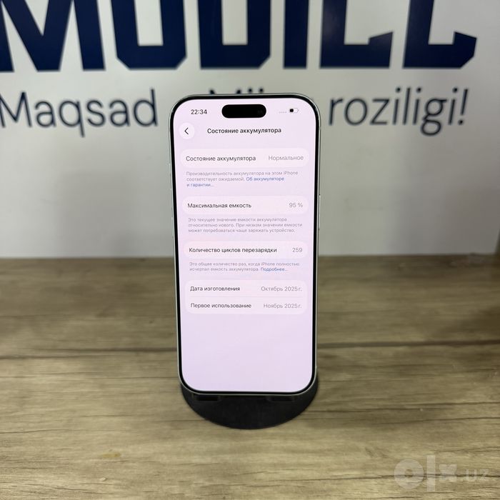 Iphone 17 Pro 512gb 95% silver Nasiya bor