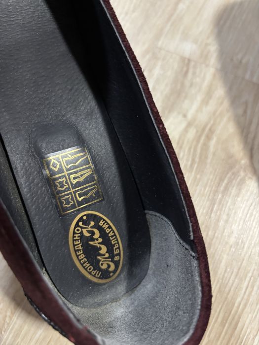 Дамски обувки от естествена кожа