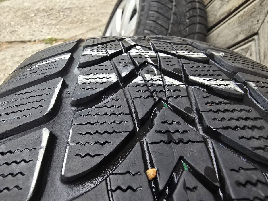 4бр.  алуминиеви джанти за Audi A 6,  5х112, 16  цола със зимни гуми.