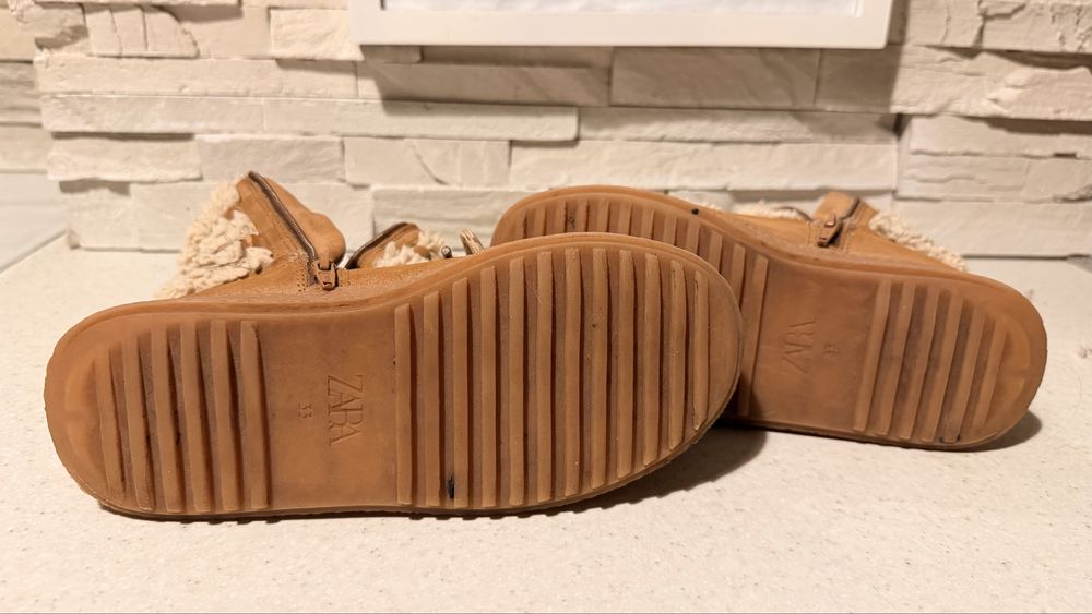 Ghete imblanite Zara marime 33