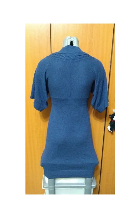 Rochie/ Tunica tricot Miss Selfridge UK , bleomarin cu anchior in V