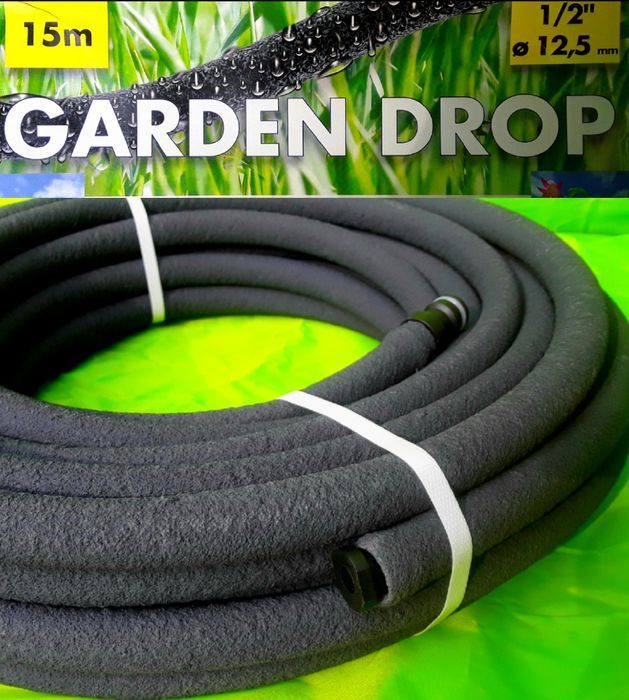 FURTUN CU PICĂTURI Cauciuc Premium (ITALIA) pentru Gradina 1/2 - 15 m