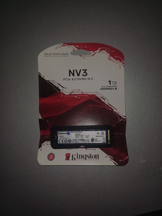1TB SSD Kingston NV3 M.2 PCIe 4.0 NVMe