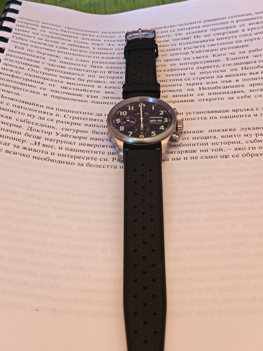 Оригинален "Junkers"pilot original Swiss 7750 valjoux