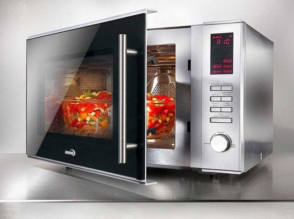 Микровълнова фурна Hanseatic,горещ въздух,30л