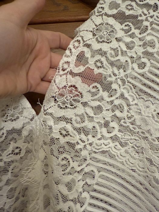 Bliza din dantela, vara, talie unica